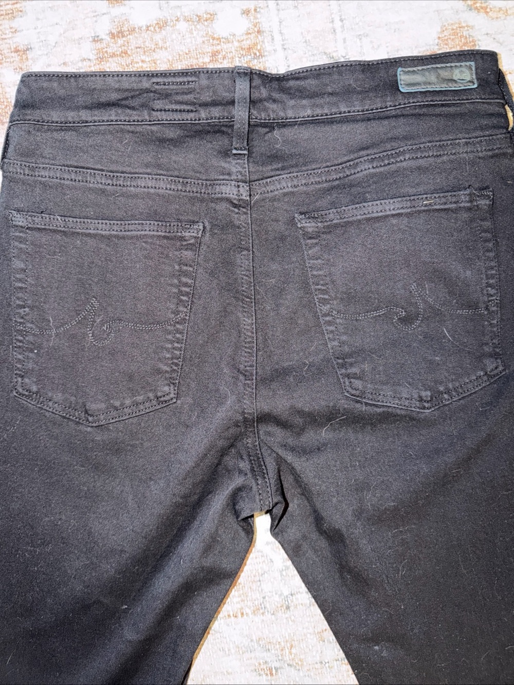 AG Adriano Goldschmied Black Women's Jeans the Farrah skinny size 31 - Picture 4 of 7